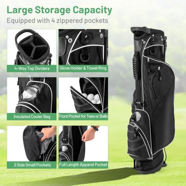 Golfbag, 25.4x17.78x88.9 cm, Blå , Star