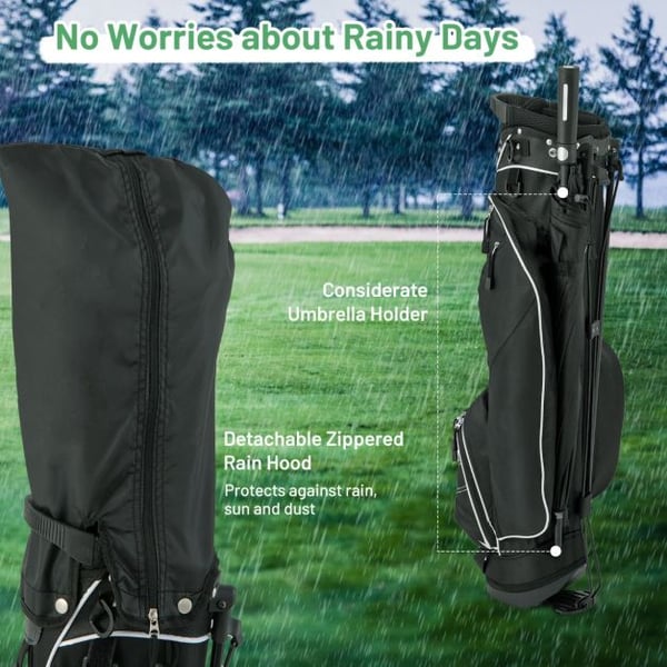 Golfbag, 25.4x17.78x88.9 cm, Blå , Star