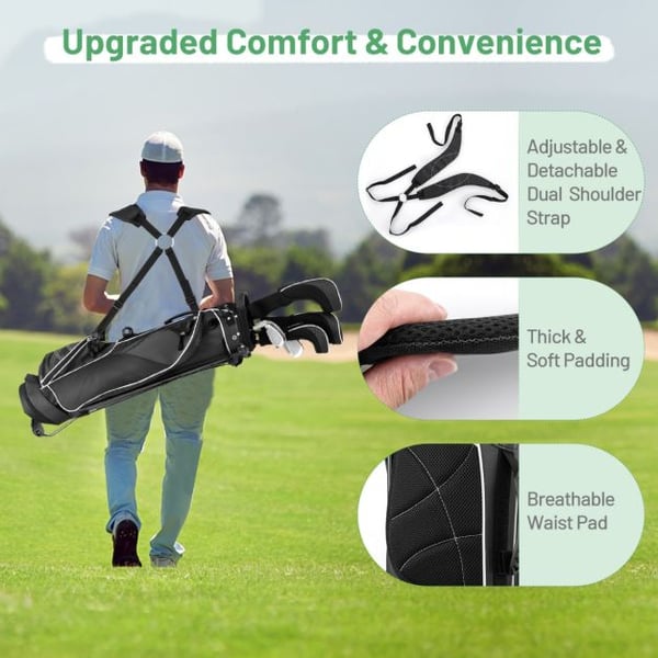 Golfbag, 25.4x17.78x88.9 cm, Blå , Star