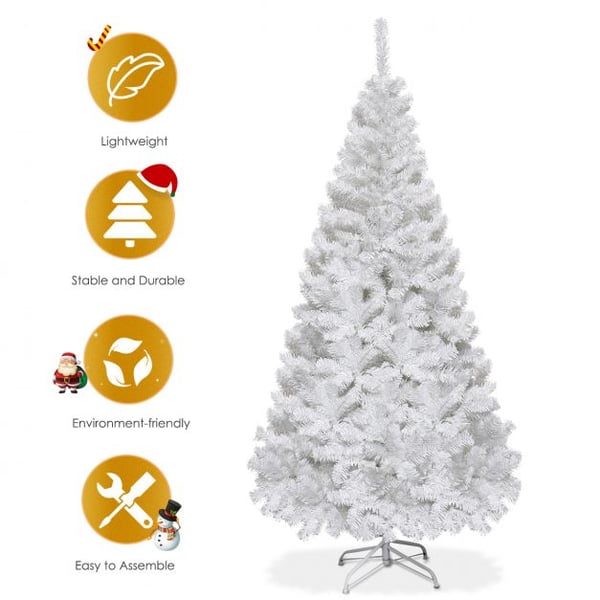 Julgran, 152 cm, Vit - Material: PVC , Star