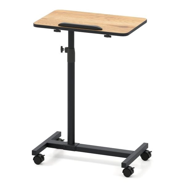 Sengebord, 52x33x69-112 cm, Brun , Star