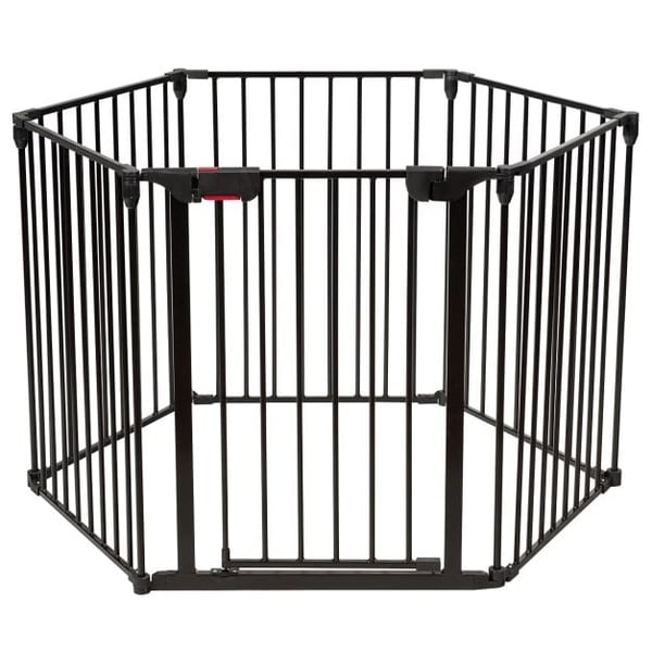 Baby Pet Sikkerhedslegeplads, 122x62x74 cm, Sort/Hvid , Star