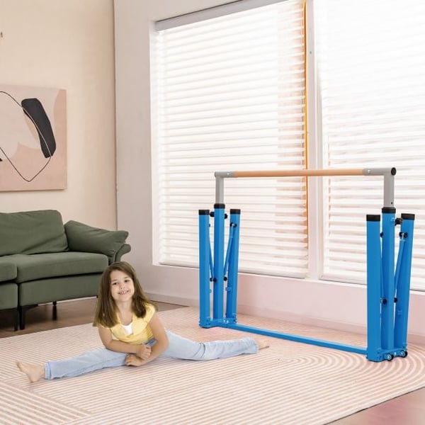 Gymnastikstang, 136x172x(90-150) cm, Blå , Star