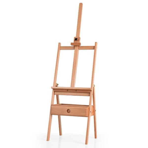 Taiteilijan maalausteline, 43×42×151 cm, luonnonpuu , Star