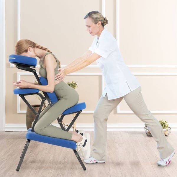 Massagestol, 48x75x110-120 cm, Sort , Star