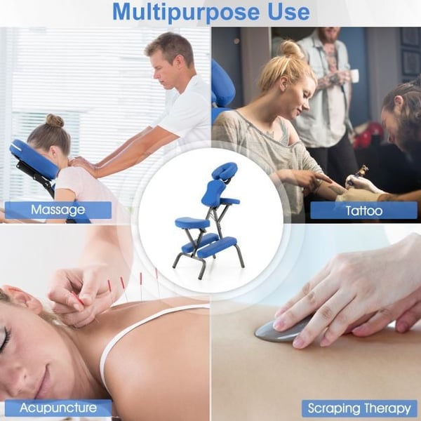 Massagestol, 48x75x110-120 cm, Sort , Star