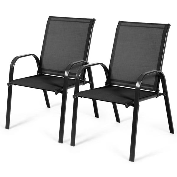 Terrasse Udendørs Spisestol, 72×56×90 cm, Sort , Star