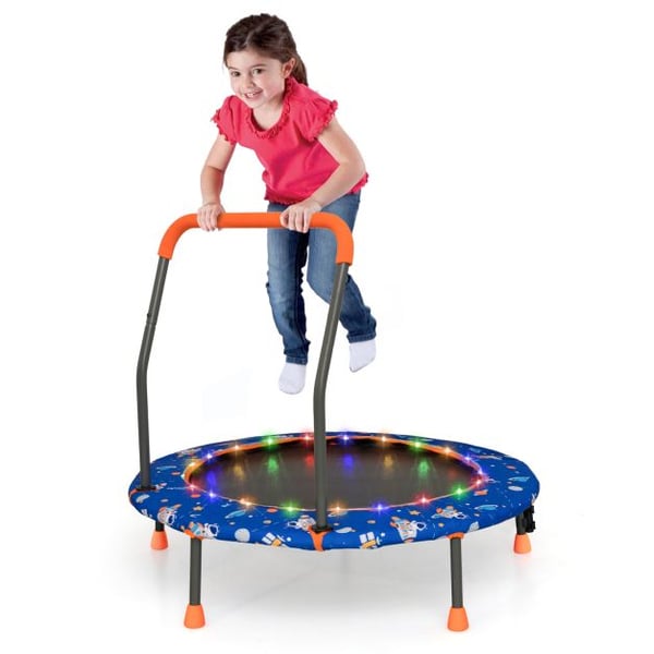 Mini trampolin, 92x92 cm, Multifarvet , Star