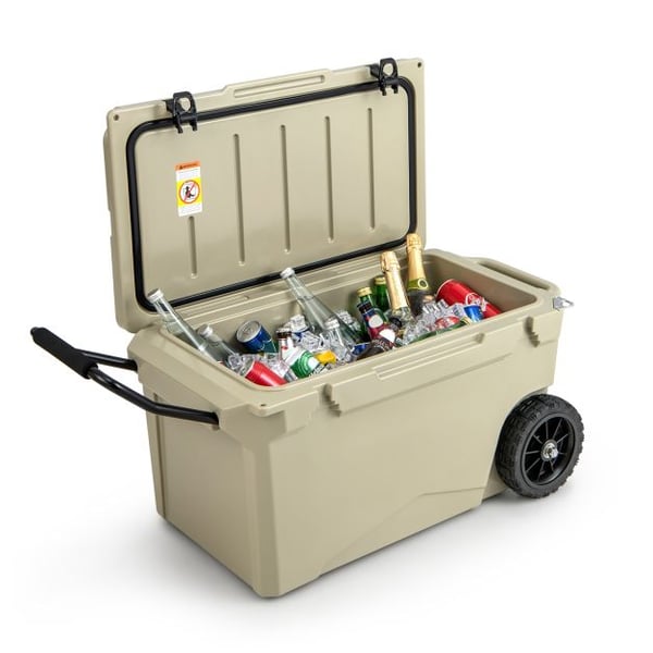 Transportabel køler, 86×44×46 cm, Tan , Star
