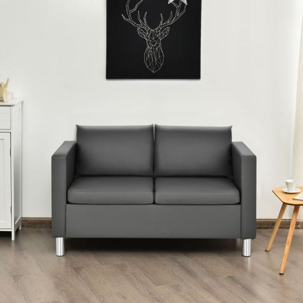 2 Istuttava Sohva, 120x60x62 cm, Harmaa , Star