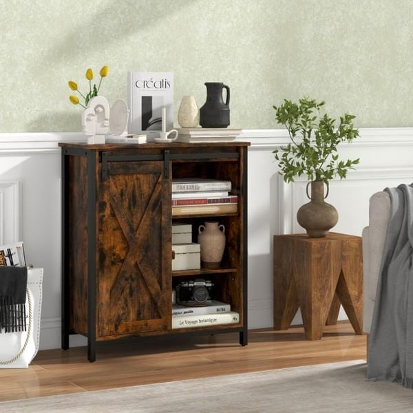 Sideboard Bufféskåp, 70×30×81 cm, Rustik Brun , Star