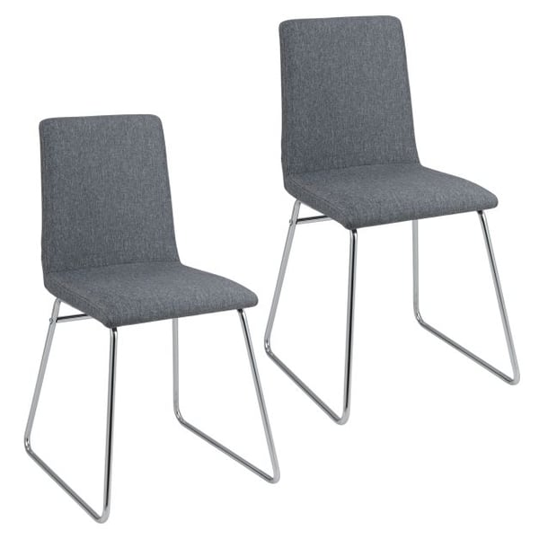 Spisestole, 52x47x88 cm, Grå/Sølv , Star