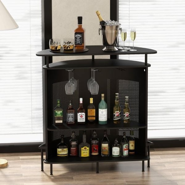 Spiritusbarbord, 43,5"x19"x44,5", Sort , Star