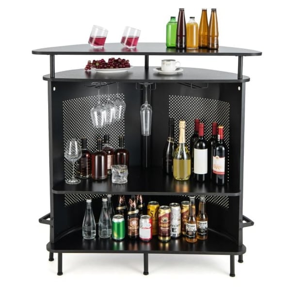 Spiritusbarbord, 43,5"x19"x44,5", Sort , Star