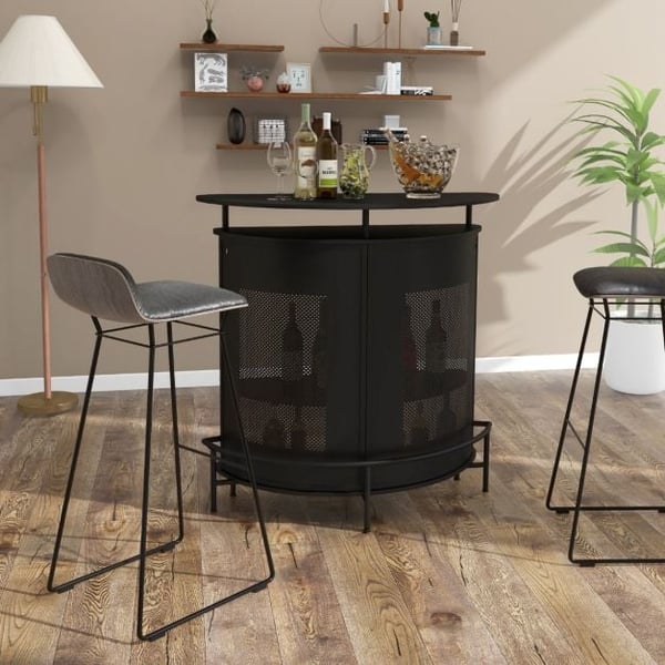 Spiritusbarbord, 43,5"x19"x44,5", Sort , Star