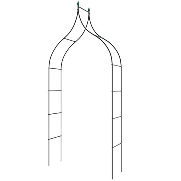 Puutarhakaari, 10×3×24 cm, Musta , Star