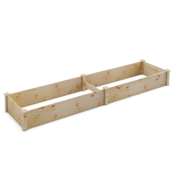Puutarhaviljelysallas, 240x60x25 cm, Luonnonvärinen , Star Puutarhaviljelysallas, 240x60x25 cm, Luonnonvärinen , Star