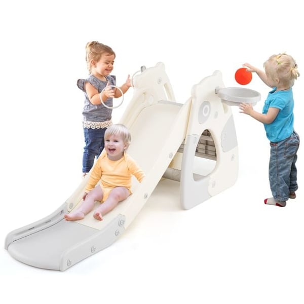 Taaperoliukumäki, Taitettava, Harmaa - Materiaali: HDPE , Star