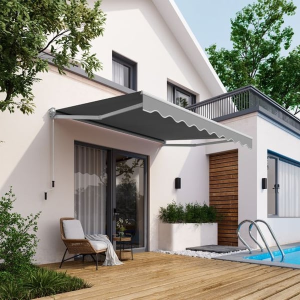 Foldbar altan terrasse markise, 198x245 cm. , Star
