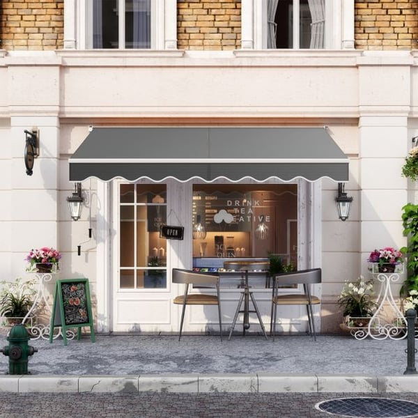 Foldbar altan terrasse markise, 198x245 cm. , Star