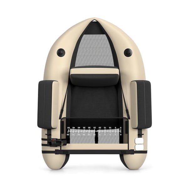 Uppblåsbar fisketub, 135x110x54 cm, Beige , Star