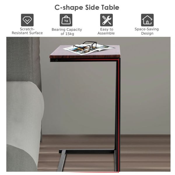 Sidebord, 55x35x65 cm - materiale: jern, E1 MDF , Star