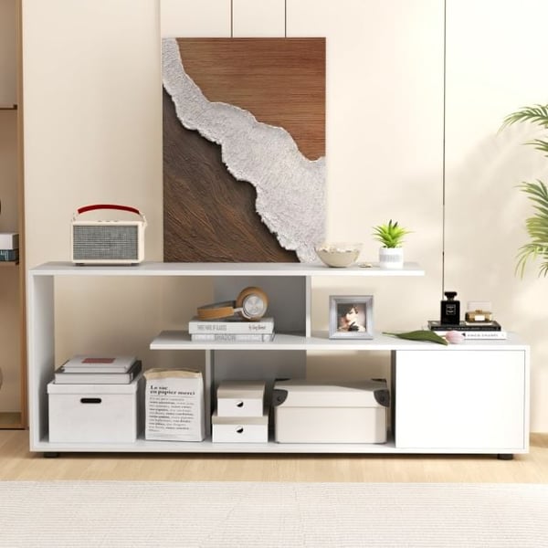 TV Bord, 152x38x58.5 cm, Hvid , Star