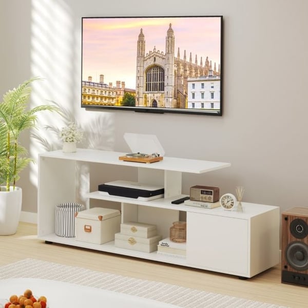 TV Bord, 152x38x58.5 cm, Hvid , Star