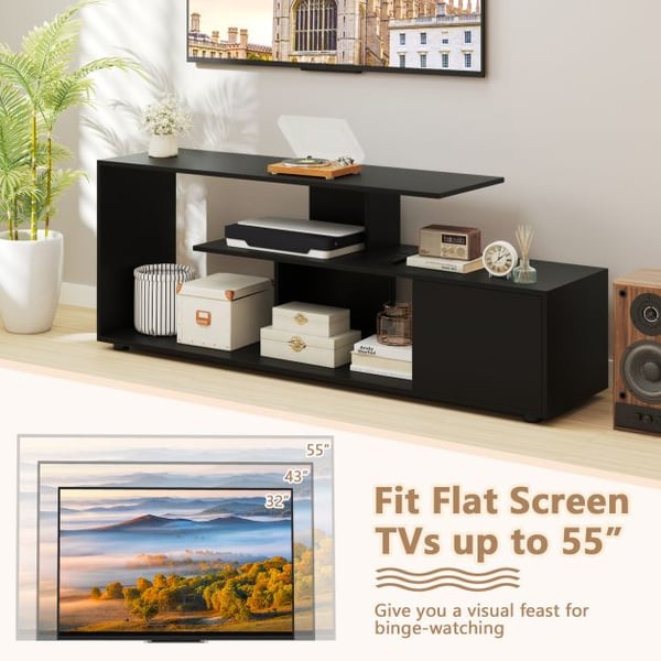 TV bord, 152x38x58.5 cm, Hvid , Star