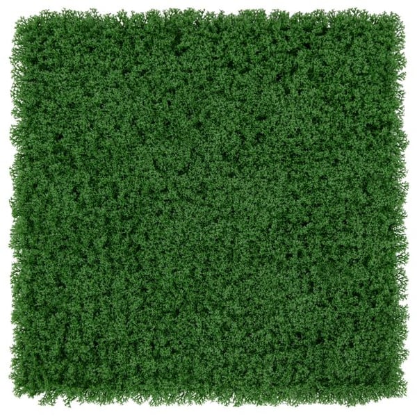 Kunstige Græsvægspaneler, 50,5x50,5 cm, Grøn , Star