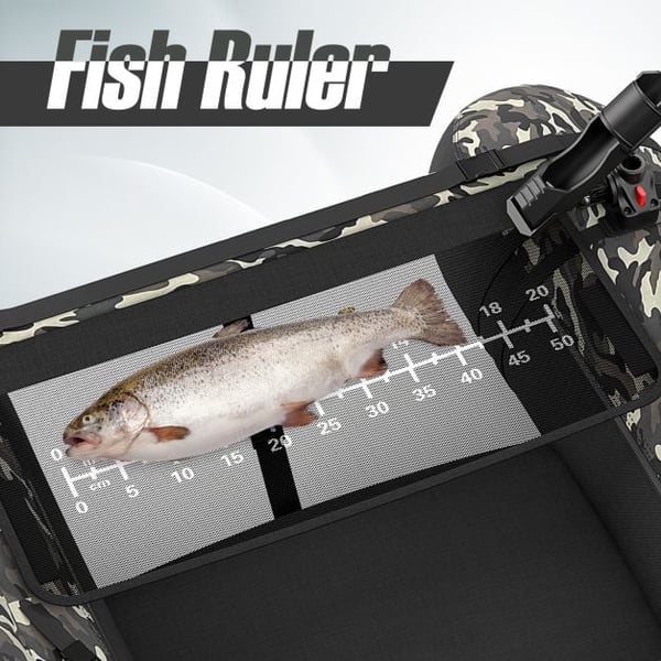 Oppustelig fiske flyder, 135x110x54 cm, camouflage , Star