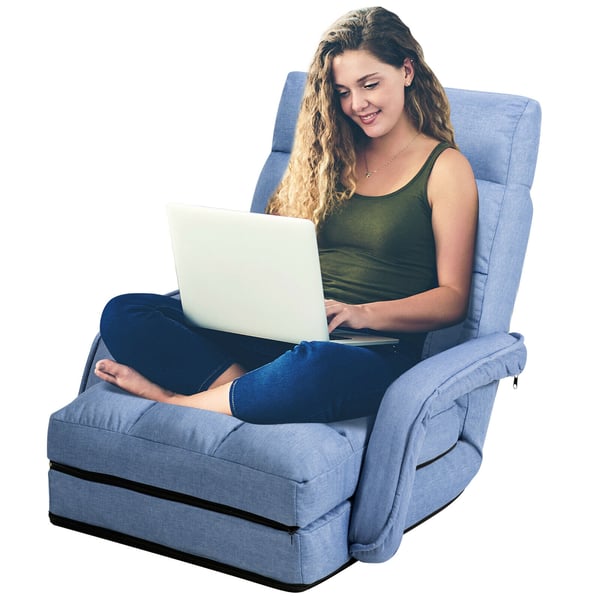 Gulvstolsofa, 66,6x21,7 tommer, Blå , Star