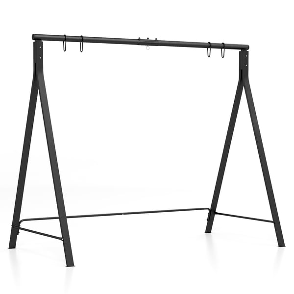 Patiometallinen keinuteline, 211×114×175 cm, Musta , Star