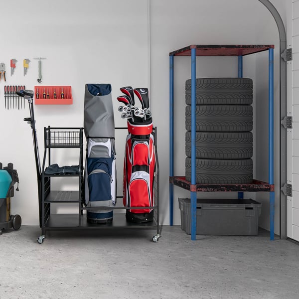 Golfbagorganisator, 95×39×94 cm, Sort , Star