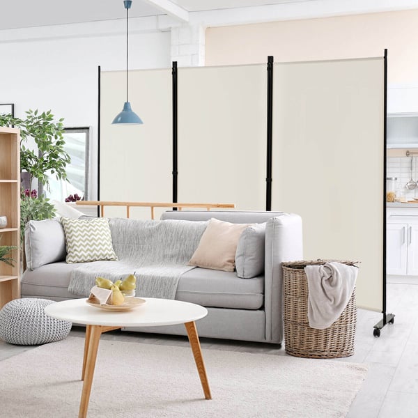 Rumsdeler, 262×30×180 cm, Hvid/Sort/Brun/Grå , Star