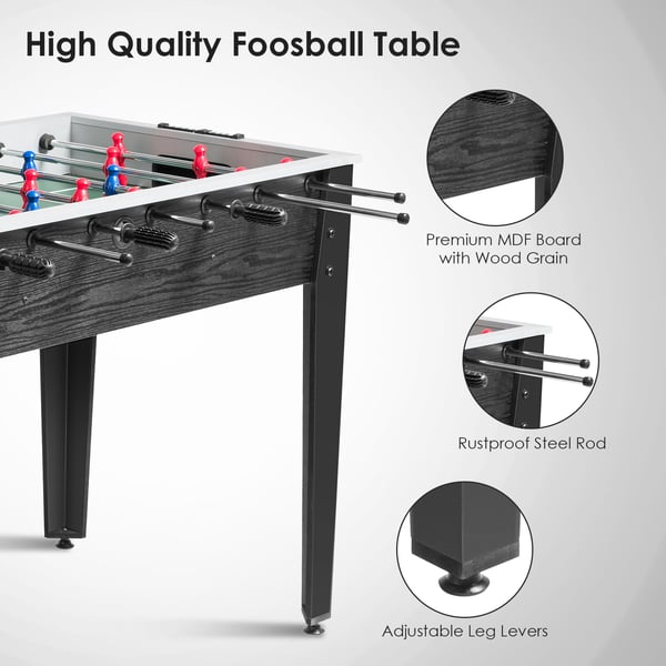 Bordfotboll, 48x24x31cm, svart , Star
