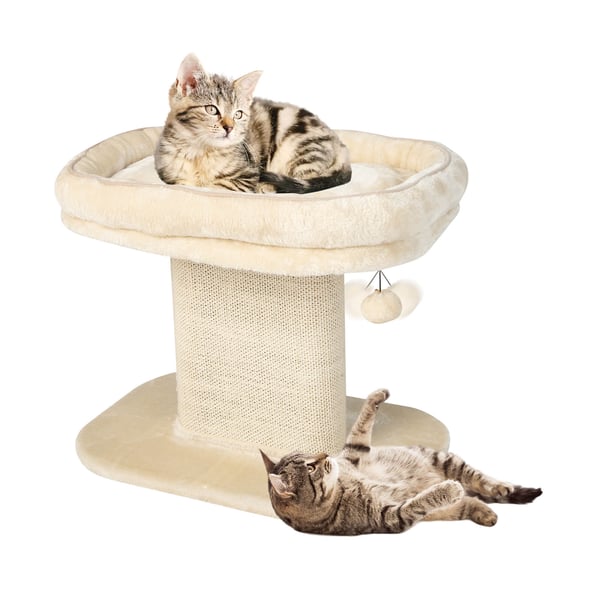 Katte trætårn, 59x39.5x50 cm, Beige , Star