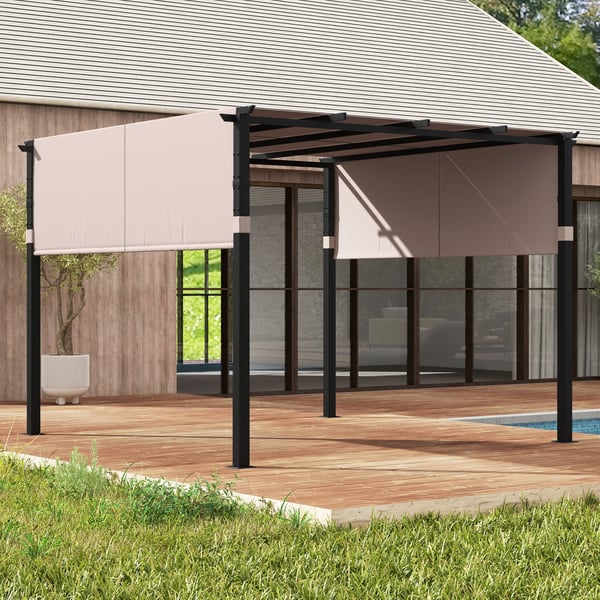Pergola, 3x3 M, Beige/Grå , Star