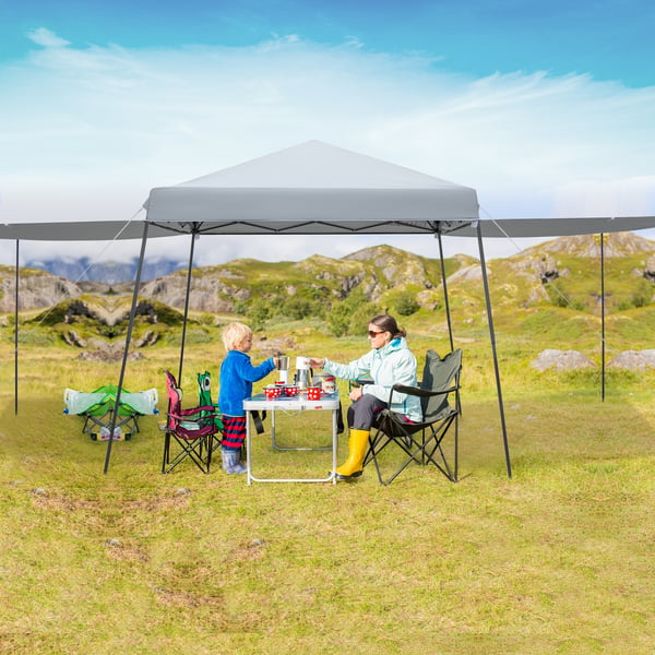 Pop-up Teltta, Patio 10x10FT, 300×300×255 cm, Harmaa , Star