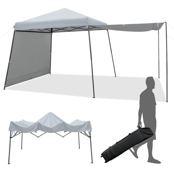 Pop-up telthus, terrasse 10x10FT, 300×300×255 cm, Grå , Star