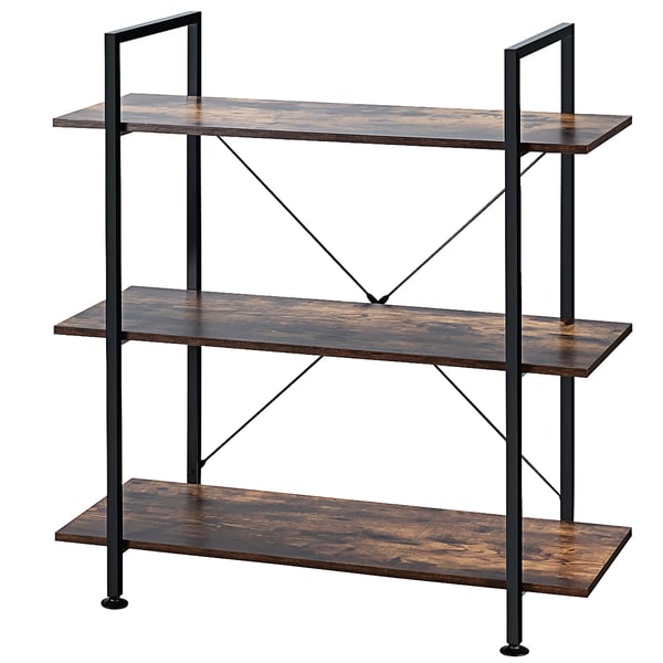 Bogreol, 90x36x99 cm - materiale: spånplade + jern , Star