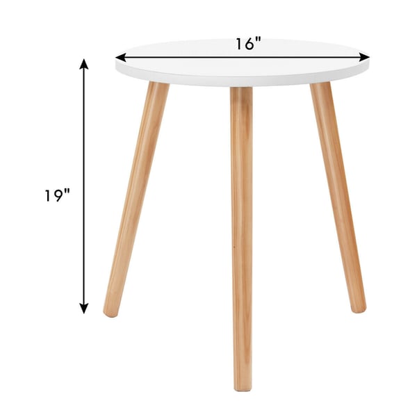 Sidebord, 40x40x48 cm, Hvid , Star