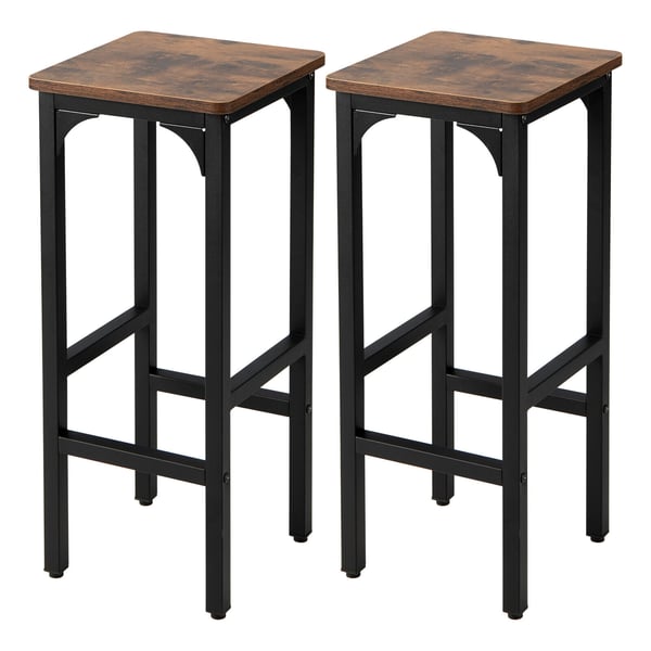Matstolsset för bardisk, 30×30×71 cm, rustik brun , Star