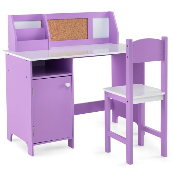 Barnbord och stolset, 90x45x86 cm, Lila , Star