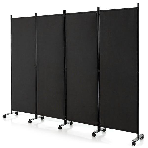 Taitettava huoneenjakaja, 226×30×173 cm, Musta , Star