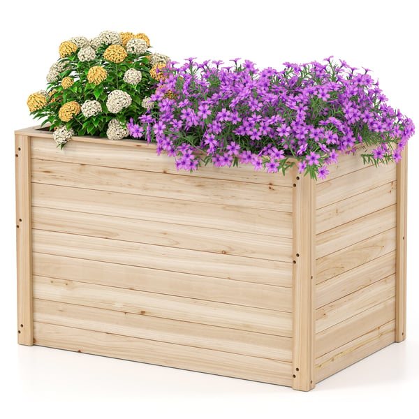 Forhøjet højbed, 102×64×66 cm, Naturlig , Star
