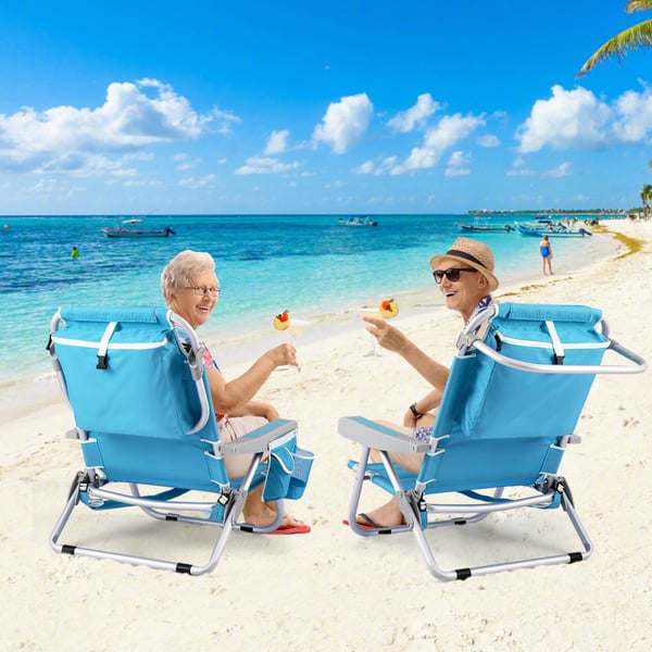 Strandstol, 66×65×79 cm, Blå , Star