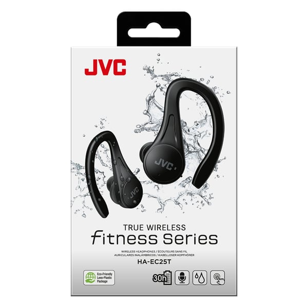 JVC HA-EC25T Kuulokkeet True Wireless Stereo (TWS) Ear-hook, In-ear Puhelut/Musiikki Bluetooth Musta