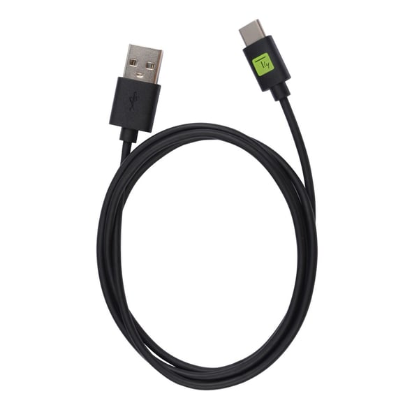 Techly ICOC MUSB312-CMAM10T USB-kabel USB 3.2 Gen 1 (3.1 Gen 1) 1 m USB A USB C 10 Gbit/sek. Sort