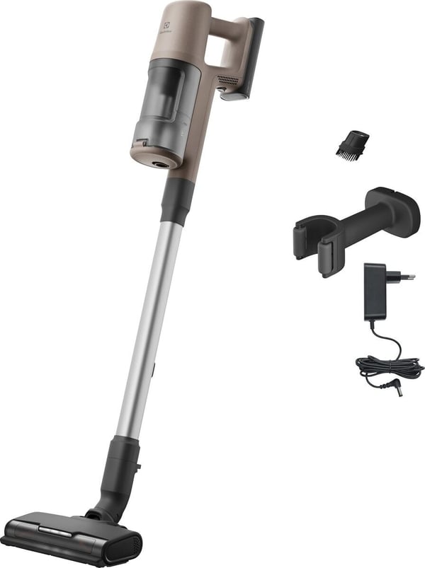 Electrolux EP61CB21WG 2-in-1-varsi-imuri Akku Kuiva Sykloninen Pussiton 0,6 L 85 W Hasselpähkinä 2,5 ah